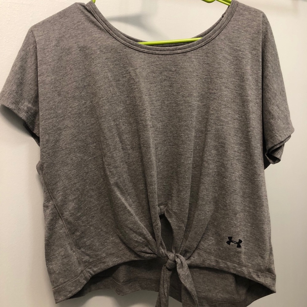 Under Amour gray t shirt